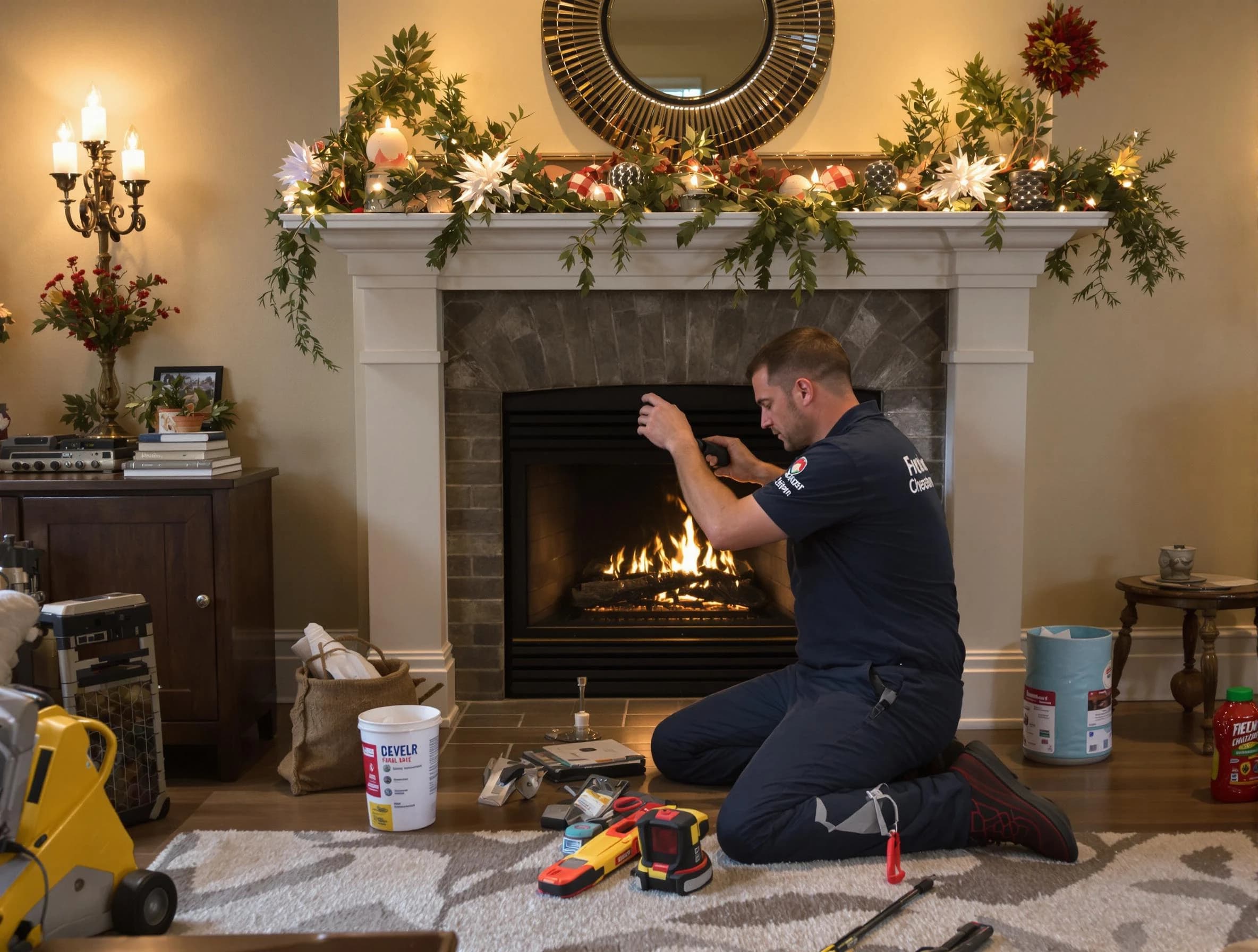 Alpharetta Chimney Sweep offering fireplace maintenance services in Alpharetta, GA