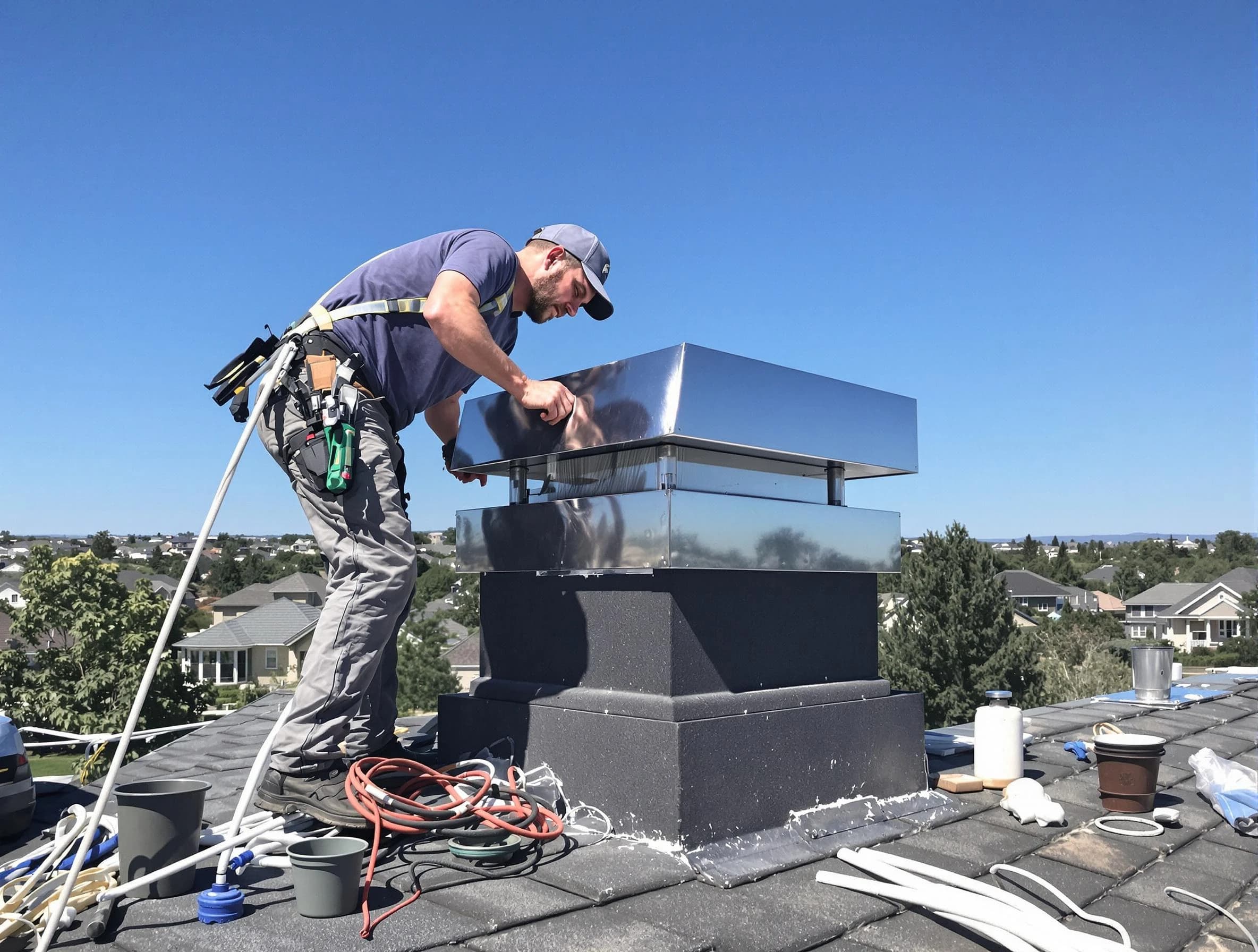 Chimney Cap Services service in Alpharetta, GA