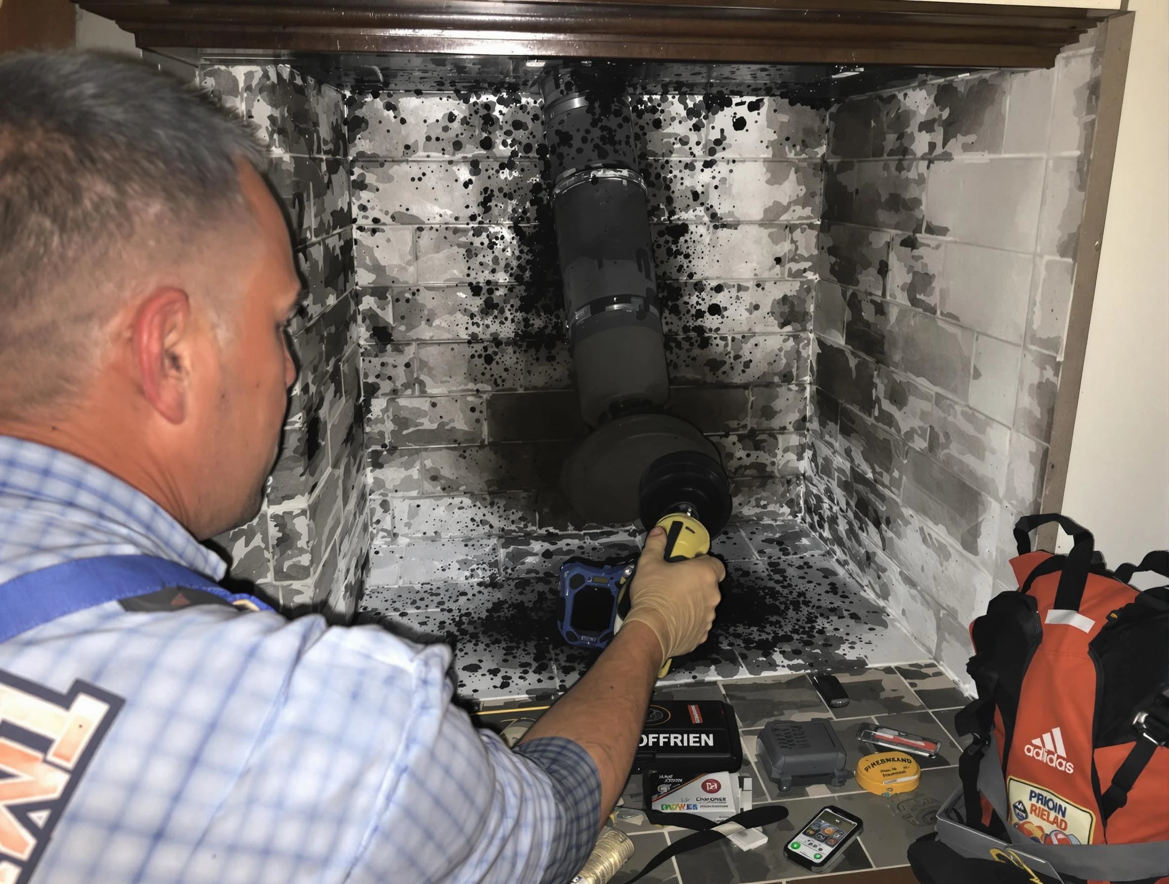 Creosote removal service by Alpharetta Chimney Sweep in Alpharetta, GA