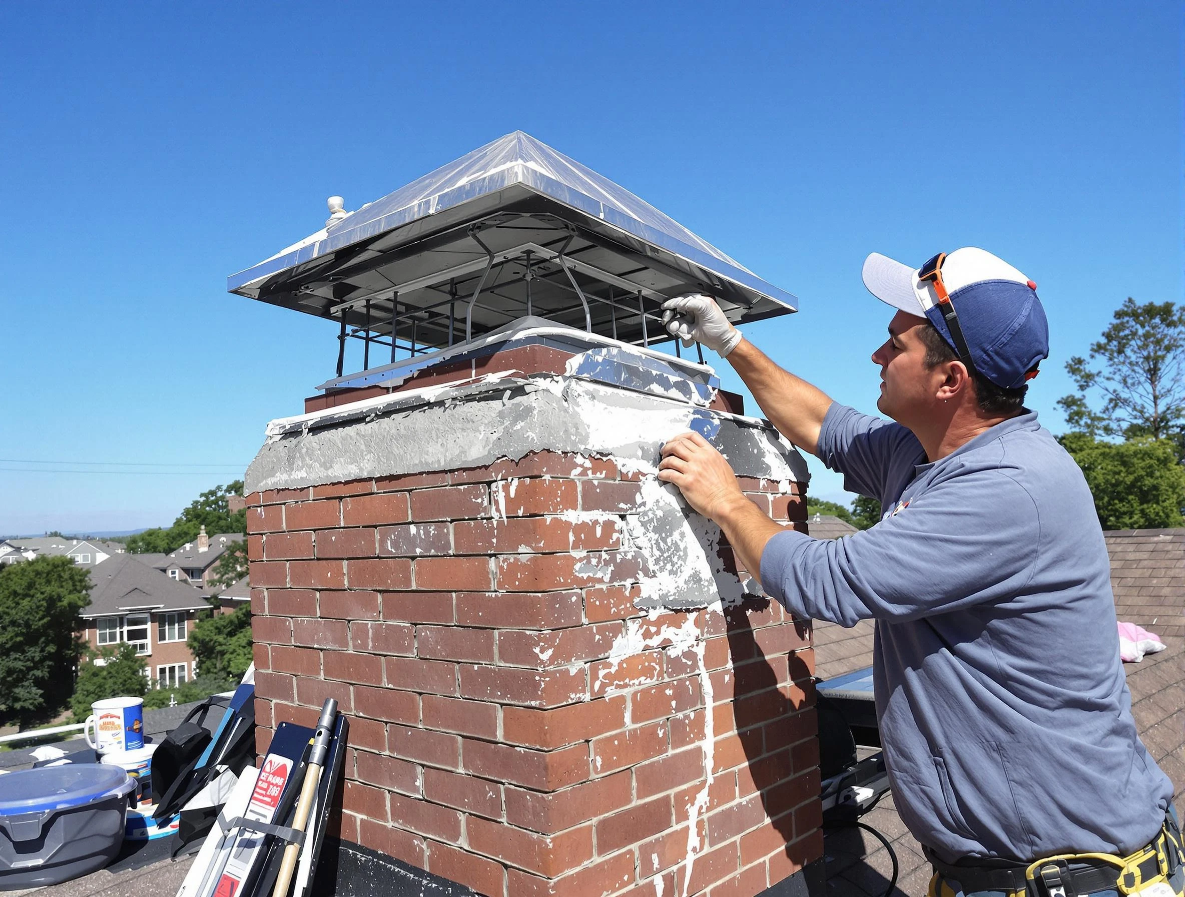 Chimney Crown Services service in Alpharetta, GA