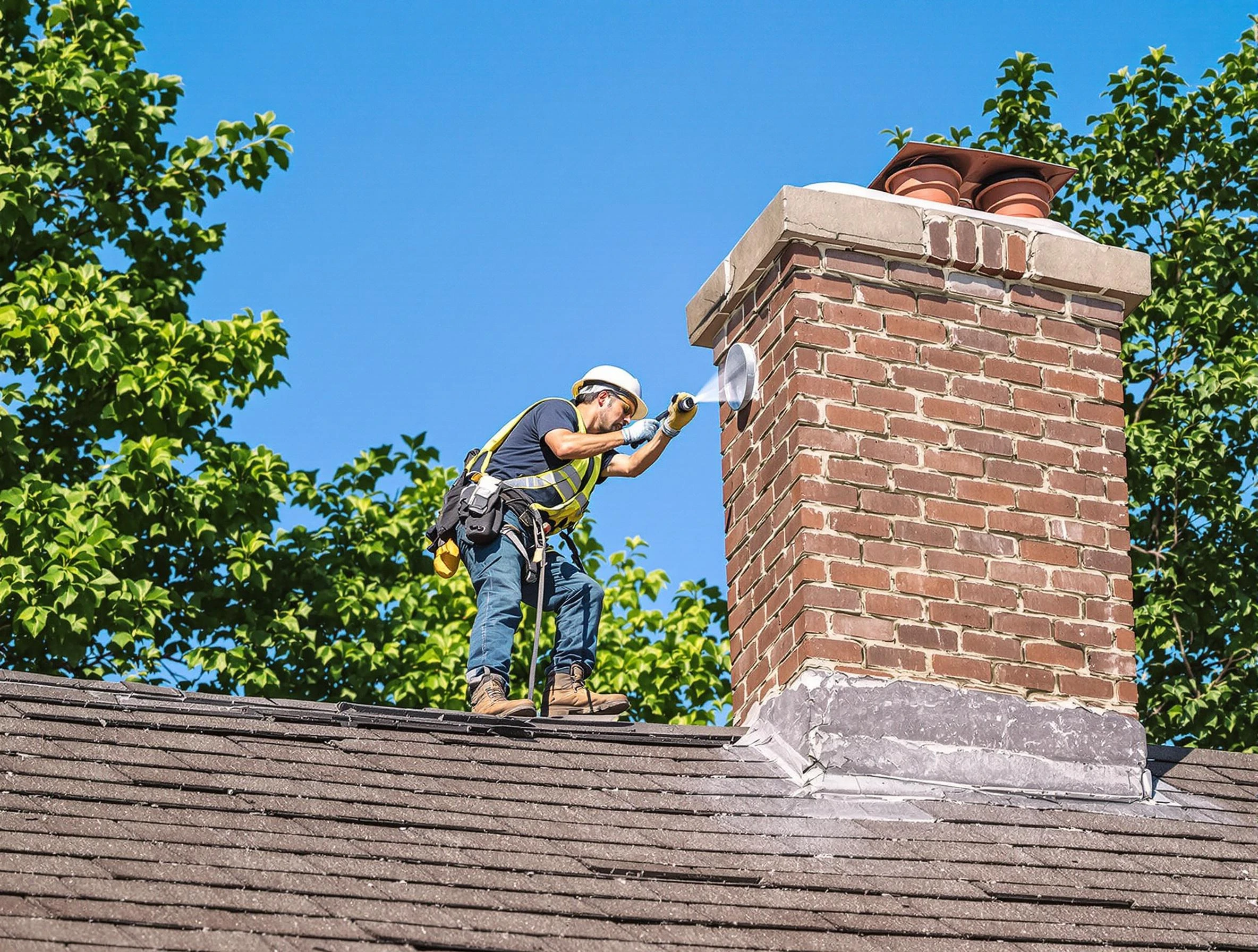 Alpharetta Chimney Sweep performing an inspection with advanced tools in Alpharetta, GA